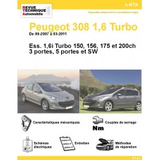 Revue Technique Automobile Peugeot 308 I Turbo