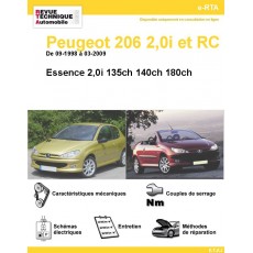 Revue Technique Automobile Peugeot 206 S16 et RC