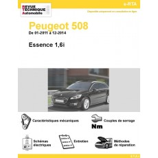 Revue Technique Automobile Peugeot 508 Essence