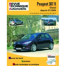 Revue Technique Automobile Peugeot 307 ph2 Diesel