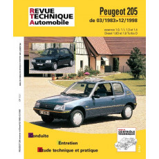 Revue Technique Automobile Peugeot 205