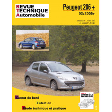 Revue Technique Automobile Peugeot 206+