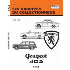 Revue Technique Automobile Peugeot 403
