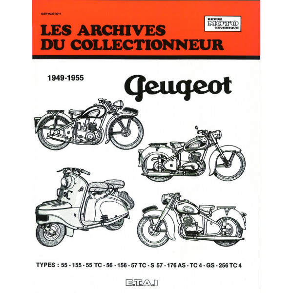 PEUGEOT 125150175 ET 250 CC (1949/1955) N 104 Revue Technique Auto