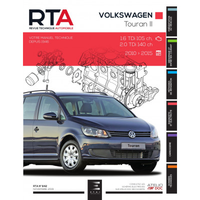 RTA 842 VOLKSWAGEN TOURAN II (2010 à 2015)