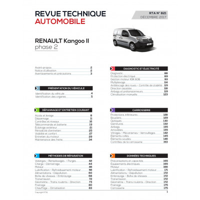 RENAULT KANGOO 2 KANGOO II MANUEL ATELIER OU RÉPARATION REVUE TECHNIQUE SUR  CD