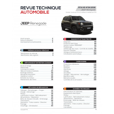 RTA Hors série  24 JEEP RENEGADE (2014 à ce jour)