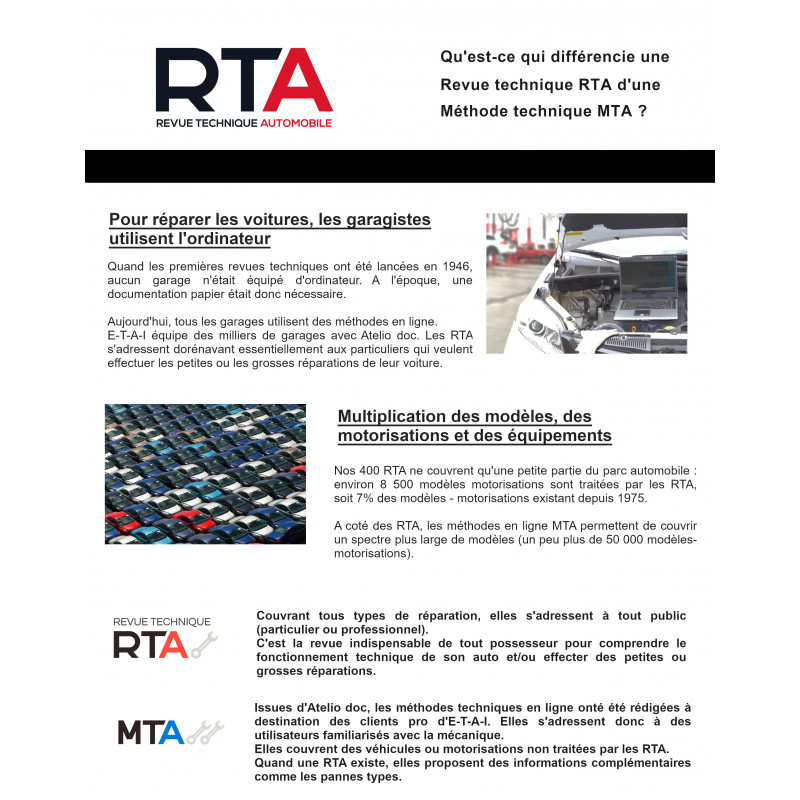 RTA FIAT 500 L (500l) II phase 1 Monospace 5 portes (09