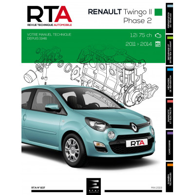 RTA 837 - RENAULT Twingo II - Phase 2 (de 2011 à 2014)