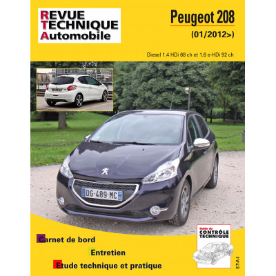RTA B787 PEUGEOT 208 Depuis 2012-03