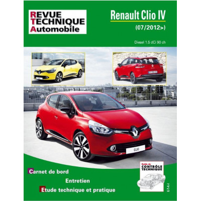 RTA PDF B783.5 RENAULT CLIO IV PHASE 1 (2012 à 2016)