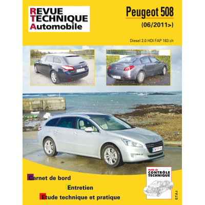 RTA PDF B780.5 PEUGEOT 508 PHASE 1 (2011 à 2014)