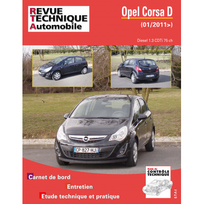 PACK RTA B774.5 OPEL CORSA IV (D) PHASE 2 (2011 à 2015) + PDF