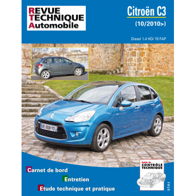 PACK RTA B773.5 CITROEN C3 II (A51) PHASE 1 (2009 à 2013) + PDF
