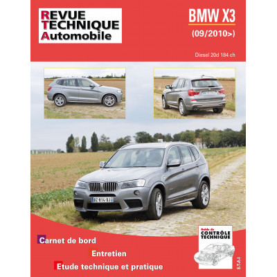 BMW X3 Diesel 20d 184 Ch (depuis 09/2010)