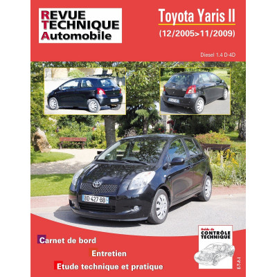 TOYOTA YARIS II 1.4 D4D 90CH (12/2005 jusqu'à 11/2009)