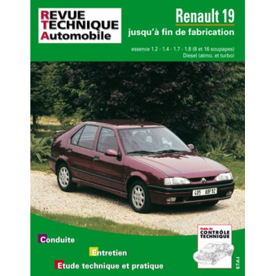 RTA PDF 700.3 RENAULT 19 (1988 à 1997)