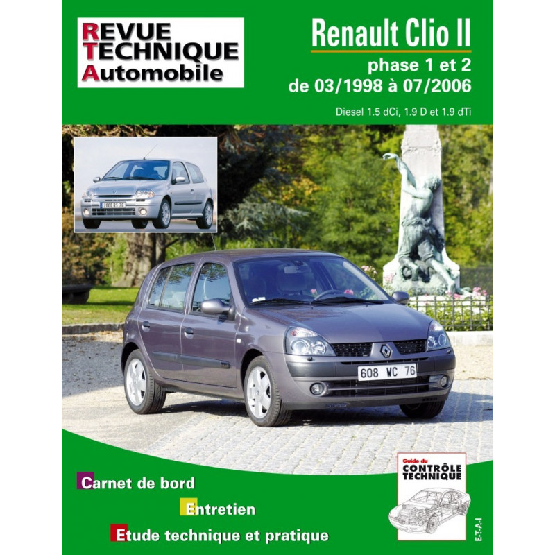 RTA RENAULT CLIO I phase 2 Hayon 3 portes (03/1994 > 03/1996)