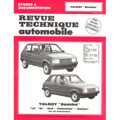 RTA PDF 422.4 TALBOT SAMBA (1982 à 1986)