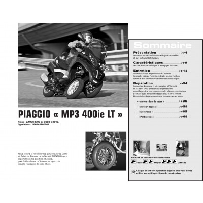 PIAGGIO MP3 400 LT et YAMAHA XJ6