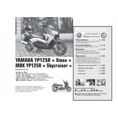 YAMAHA YP125R XMAX et MBK SKYCRUISER 125 et TRIUMPH