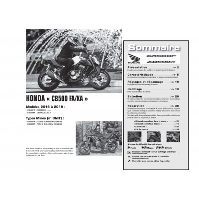 RMT - 193 KTM DUKE 125 (de 2017 à 2019) / HONDA CB500FA&XA & CBR500RA (de 2016 à 2018)