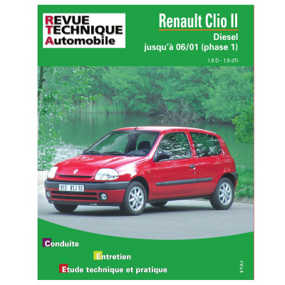 RTA 624.2 RENAULT CLIO 2 D.PHASE 1 03/98 à 06/01