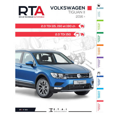 RTA 850 VOLKSWAGEN TIGUAN II (2016 à nos jours)