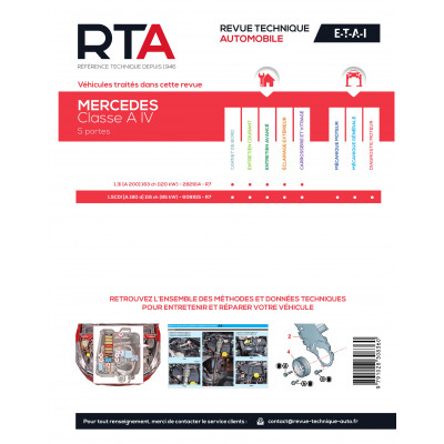 RTA 853 MERCEDES CLASSE A IV (2018 - 2020)
