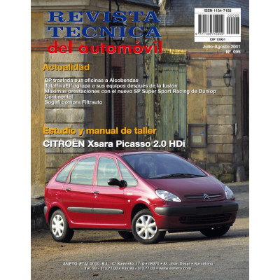 Documentación técnica RTA 95 CITROEN XSARA PICASSO (1999 -2010)