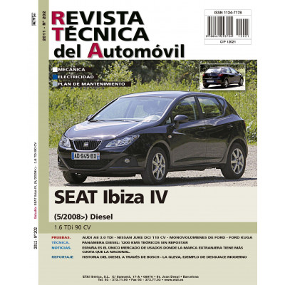 Documentación técnica RTA 202 SEAT IBIZA IV FASE 2 (2012 -2016) - Diesel