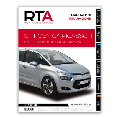 Manuale di Riparazione RTA 311 CITROEN C4 PICASSO II (B78) fase 1 (2013 - 2017)