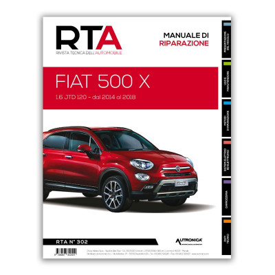 Manuale di Riparazione RTA 302 FIAT 500X (2014 )
