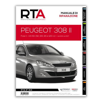 Manuale di Riparazione RTA 313 PEUGEOT 308 II (2014 )