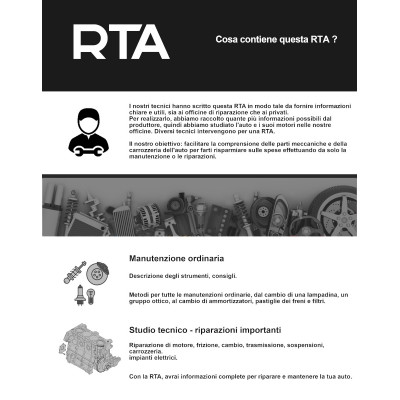 Manuale di Riparazione RTA 156 FIAT STILO (2001 - 2007)