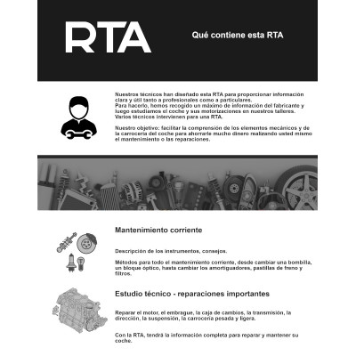 Documentación técnica RTA 200 CITROEN C4 PICASSO II FASE 1 (2013 -2017) - Diesel