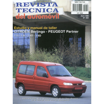 Documentación técnica RTA 59 CITROEN BERLINGO II FASE 2 (2012 -2015)