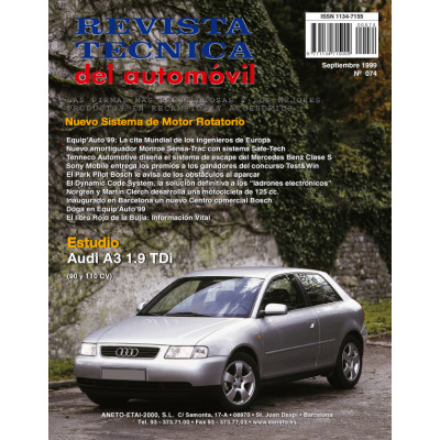 Documentación técnica RTA 74 AUDI A3 I (1996 -2000) - Diesel