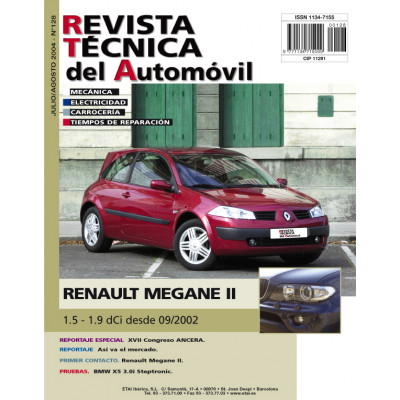 Documentación técnica RTA 128 RENAULT MEGANE II FASE 1 (2002 -2005)