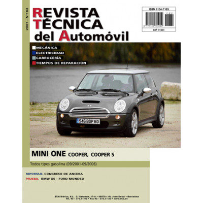 Documentación técnica RTA 163 MINI ONE/COOPER 1.6 90 ET 110 + S163/170 (2003 -2006) - Gazolina