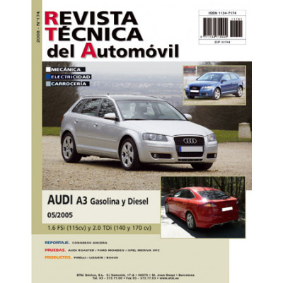 Documentación técnica RTA 174 AUDI A3 II FASE 1 (2003 -2008)
