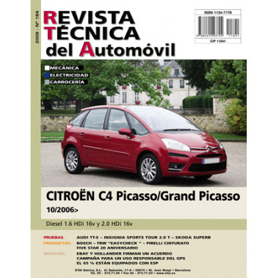 Documentación técnica RTA 184 CITROEN C4 PICASSO I (2007 -2013)