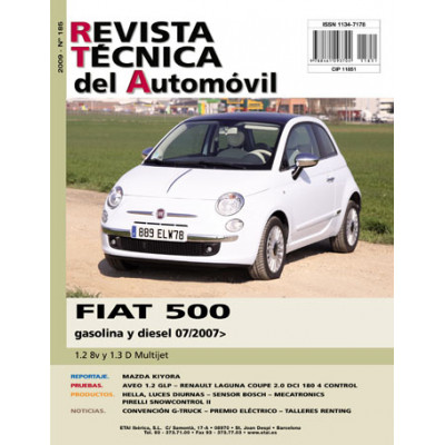 Documentación técnica RTA 185 FIAT 500 II FASE 1 (2007 -2016)