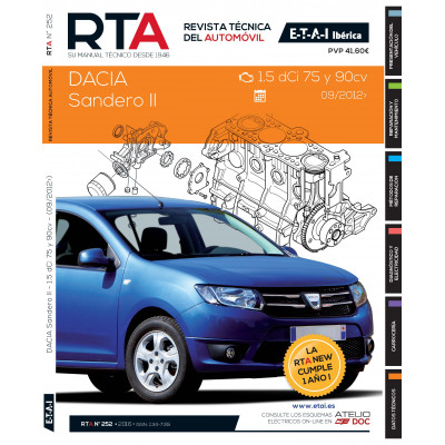Documentación técnica RTA 252 DACIA SANDERO I (2008 -2012)