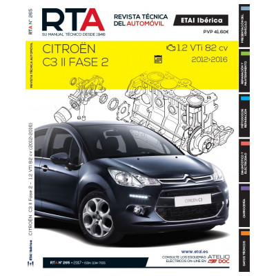 Documentación técnica RTA 265 CITROEN C3 II FASE 2 (2013 -2016)