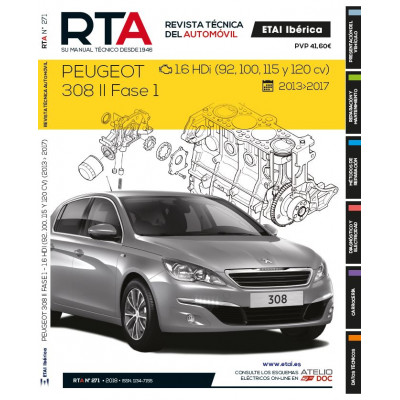 Documentación técnica RTA 271 PEUGEOT 308 II (desde 2014)
