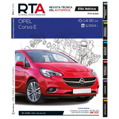 Documentación técnica RTA 273 OPEL CORSA V (2014 -2019)