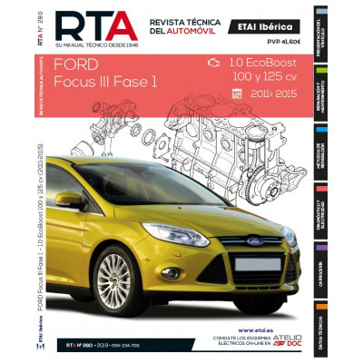 Documentación técnica RTA 280 FORD FOCUS III FASE 1 (2011 -2015)