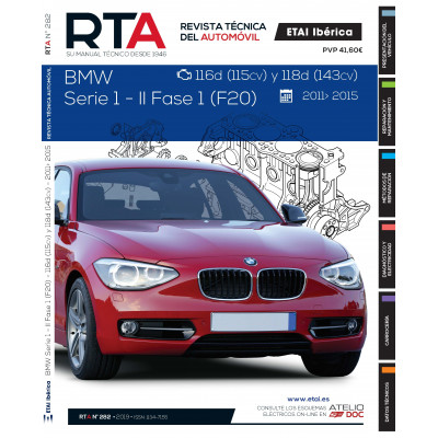 Documentación técnica RTA 282 BMW SERIE 1 II FASE 1 (F20/F21) (2011 -2015)