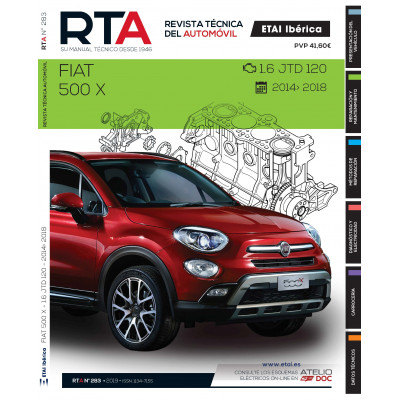 Documentación técnica RTA 283 FIAT 500X (desde 2014)